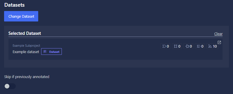 Dataset Selection