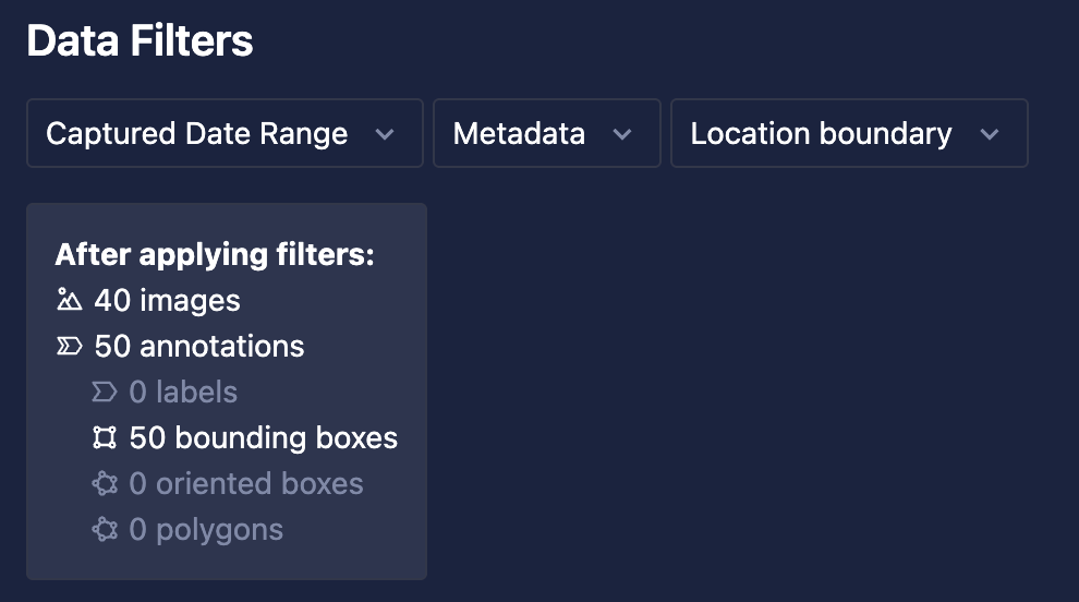 Annotation Data Filters