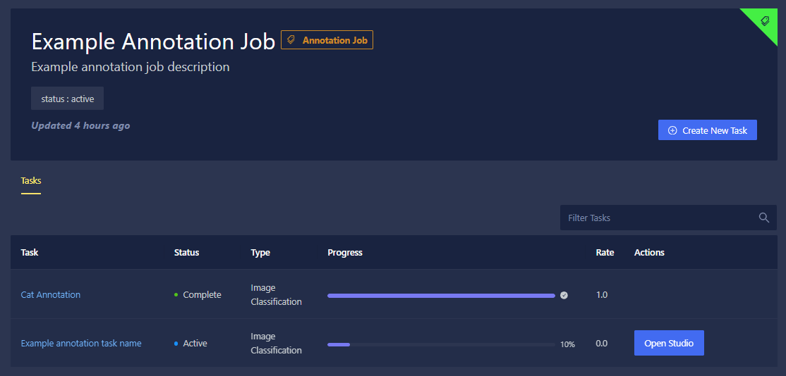 Example Annotation Job