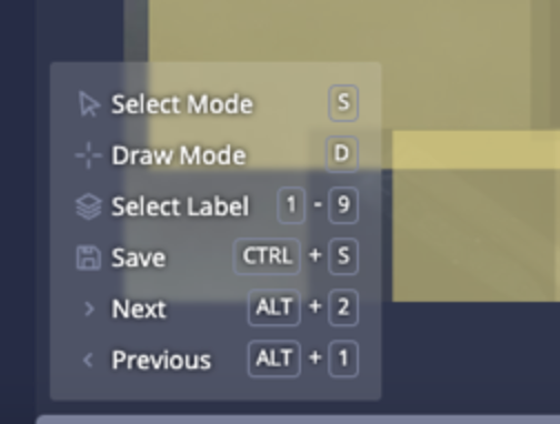 Hotkeys being collapsed.