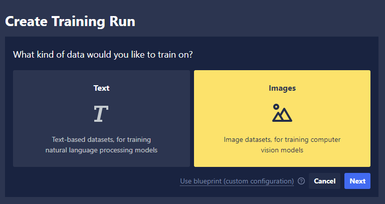 data-type-selection