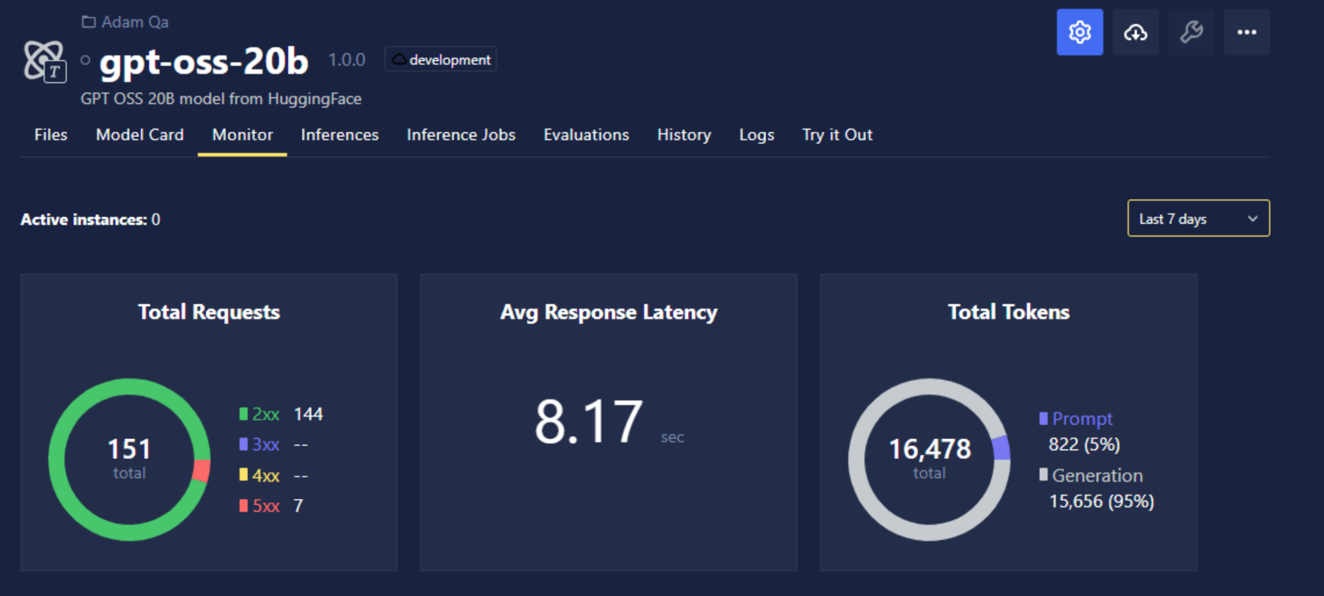 vLLM Token Metrics
